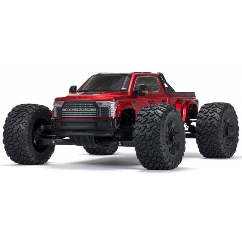 ARRMA Big Rock 6S BLX 1/7 4X4 Monster Truck RTR, Red