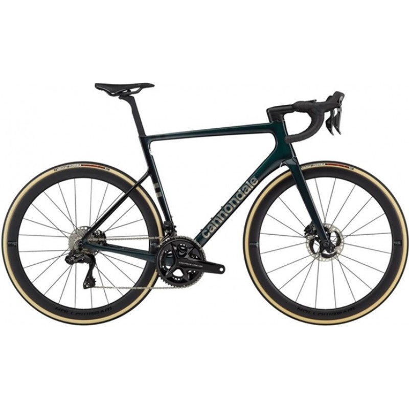 2022 Cannondale SuperSix Evo Hi-MOD Disc Dura-Ace Di2 - Gunmetal Green