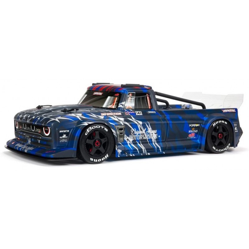 ARRMA Infraction V2 6S BLX 1/7 4WD Truck RTR, Blue