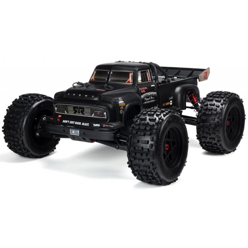 ARRMA Notorious V5 6S BLX 1/8 4X4 Stunt Truck RTR, Black