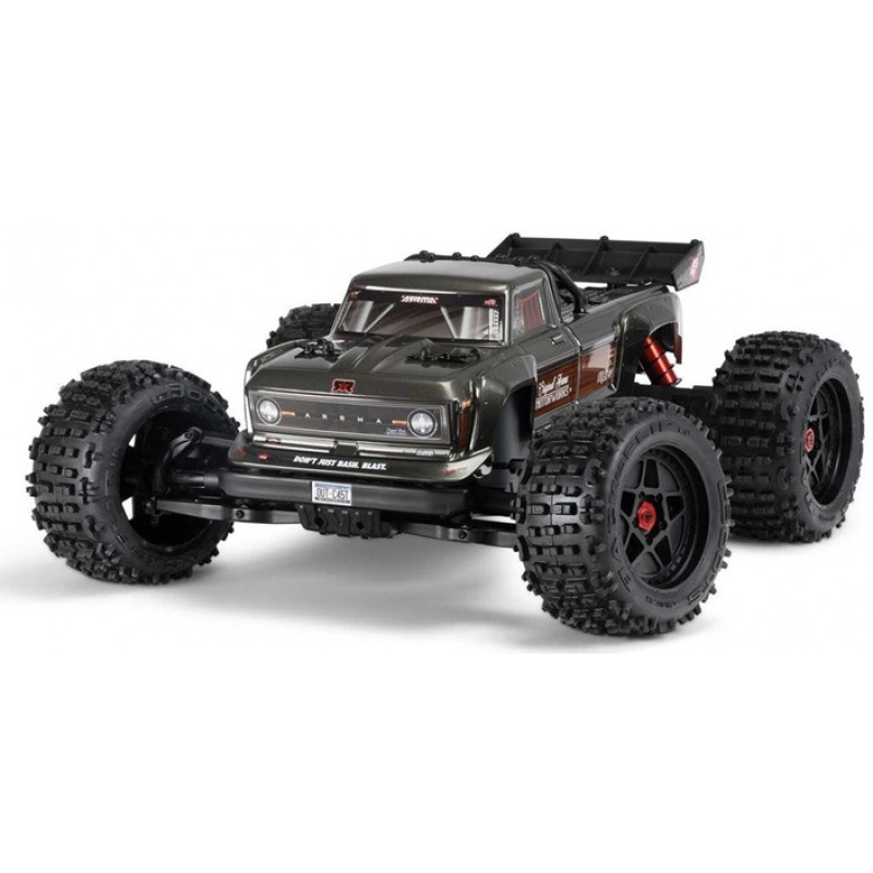 ARRMA Outcast V2 4S BLX 1/10 4X4 Stunt Truck RTR, Gunmetal