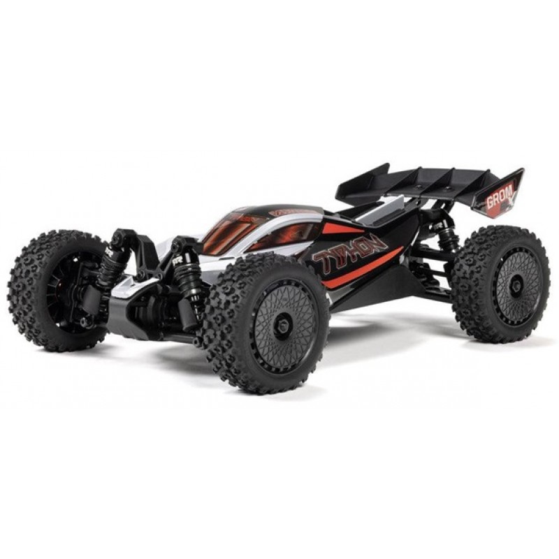 ARRMA Typhon GROM BLX Small Scale 4WD Buggy RTR, Silver