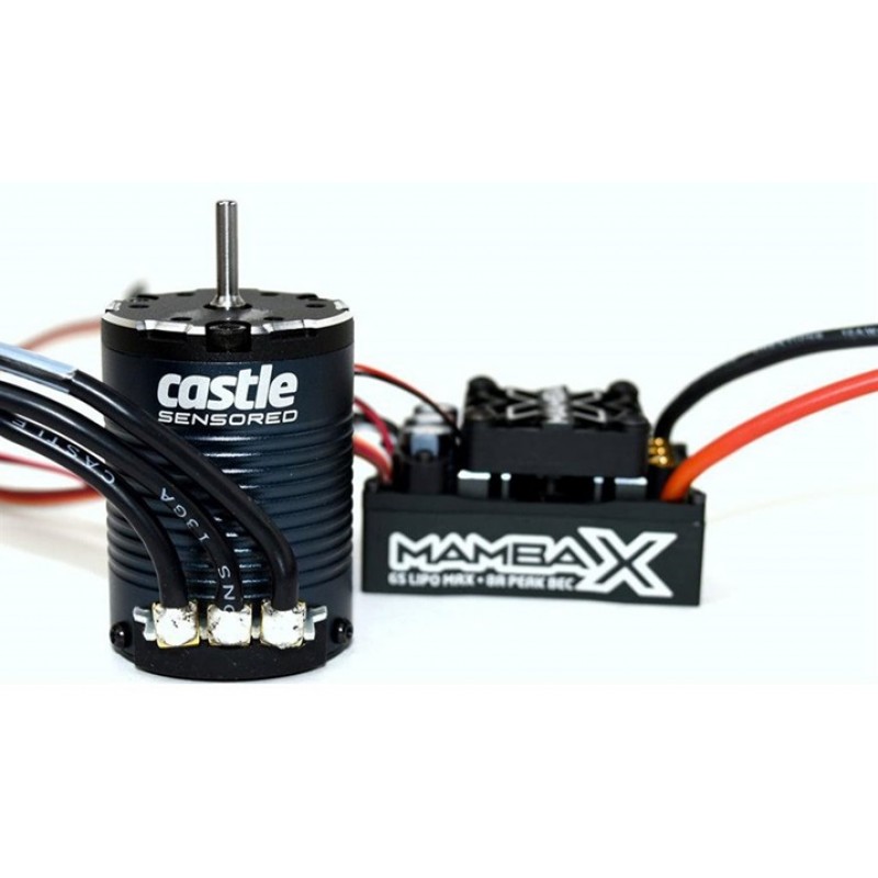 Castle Creations Mamba X 25.2V Waterproof ESC & 2850KV Motor Combo