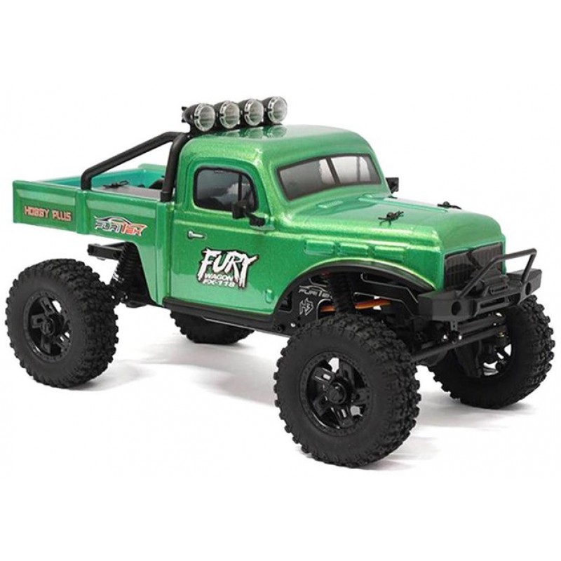 Furitek Fury Wagon 1/18 RTR Brushless Rock Crawler, Green