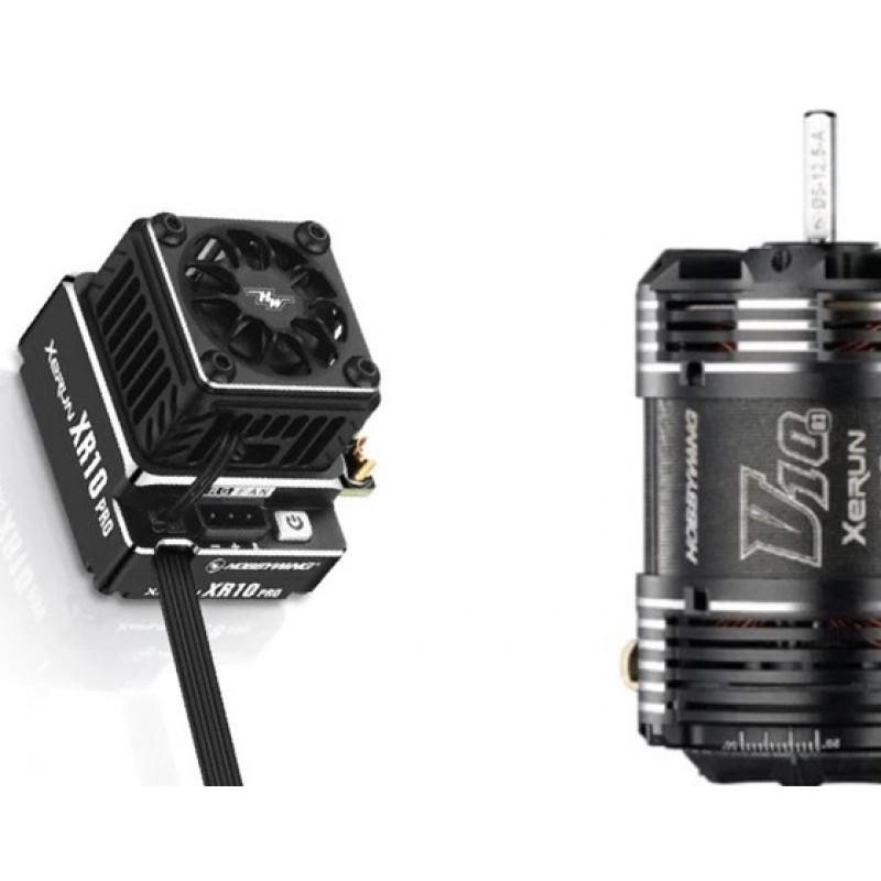 Hobbywing XR10 Pro G2S ESC & V10 G3 7.5T Brushless Motor Combo