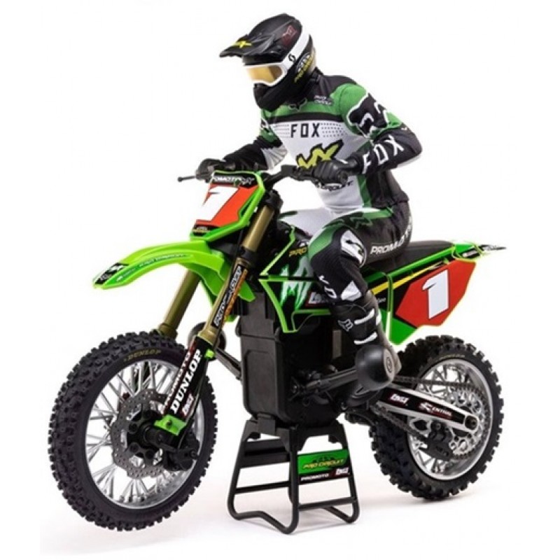 Losi Promoto-MX 1/4 Dirt Bike RTR Combo, Pro Circuit