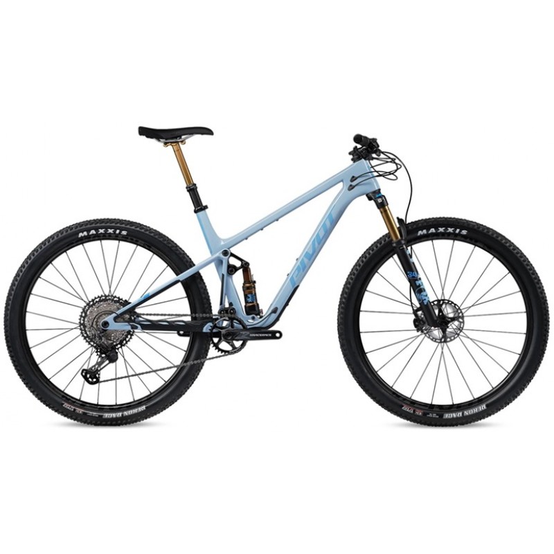 Pivot Mach 4 SL Pro XT/XTR Factory Float (Carbon Wheels) - Ice Blue