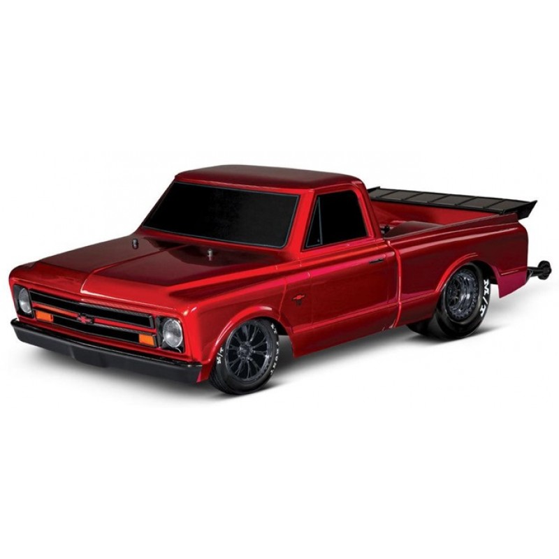 Traxxas 1967 Chevrolet Drag Slash 1/10 Truck, Red