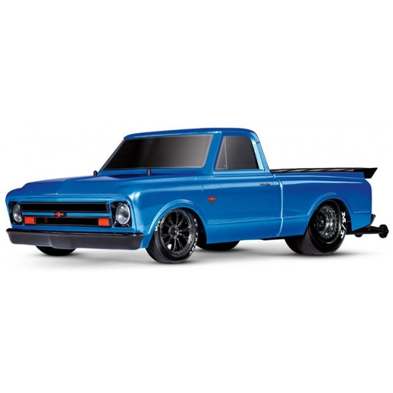 Traxxas Drag Slash HD Chevy C10 1/10 RWD Drag Car RTR, Blue