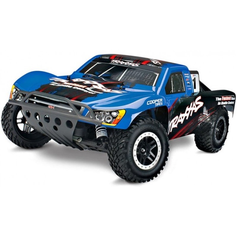 Traxxas Nitro Slash 1/10 2WD Short Course Truck RTR, Blue