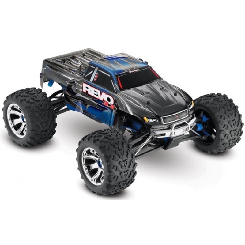 Traxxas Revo 3.3 Nitro 1/10 4X4 Monster Truck RTR, Blue