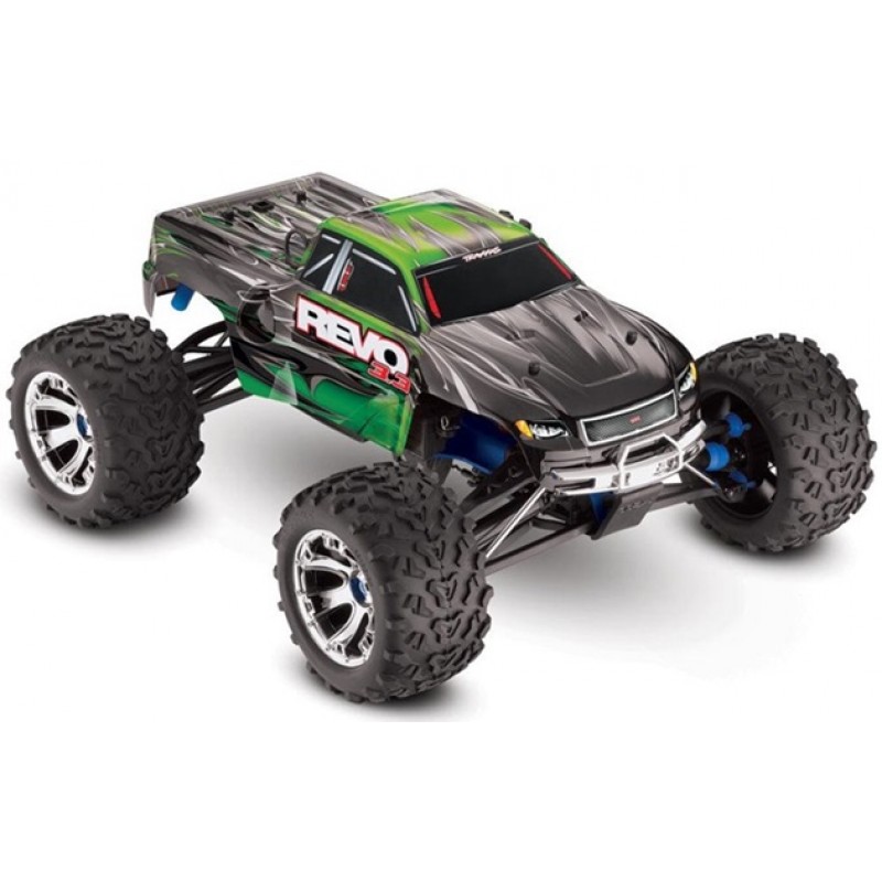 Traxxas Revo 3.3 Nitro 1/10 4X4 Monster Truck RTR, Green