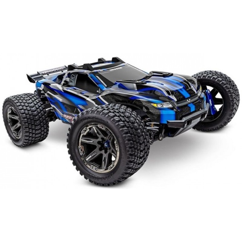 Traxxas Rustler VXL Ultimate 1/10 4X4 Stadium Truck RTR, Blue