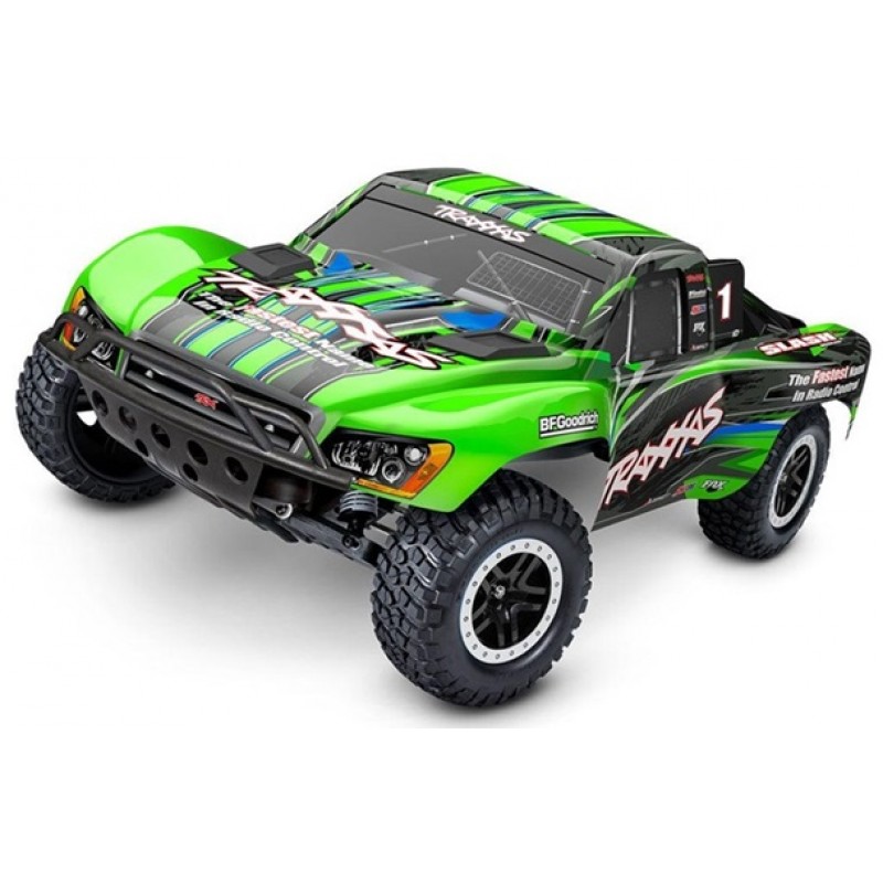 Traxxas Slash BL-2S 1/10 2WD Short Course Truck RTR, Green