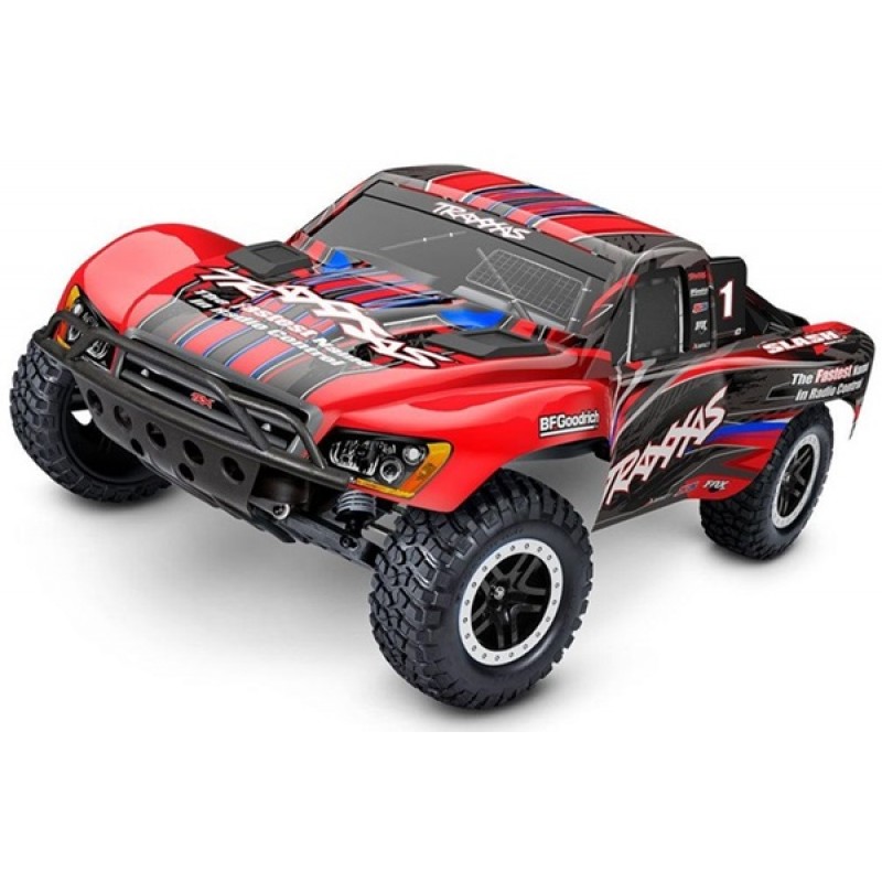 Traxxas Slash BL-2S 1/10 2WD Short Course Truck RTR, Red