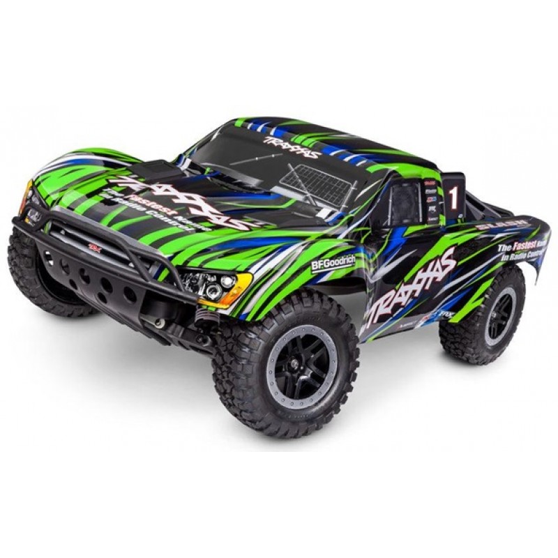 Traxxas Slash BL-2s HD 1/10 2WD Short Course Truck RTR, Green