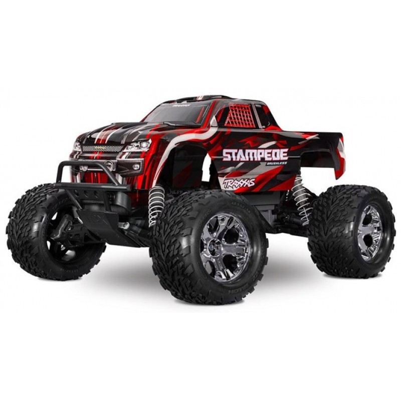 Traxxas Stampede BL-2S HD 1/10 2WD Monster Truck RTR, Red