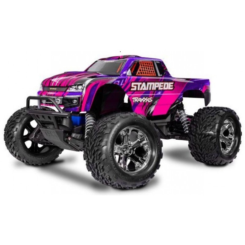 Traxxas Stampede HD 1/10 2WD Monster Truck RTR, Combo, Pink