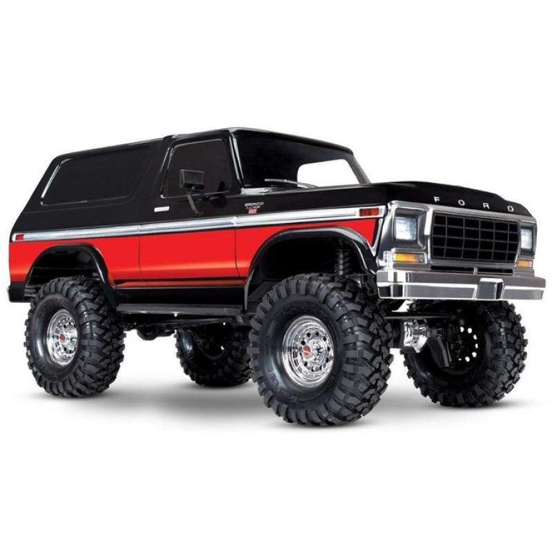 Traxxas TRX-4 1979 Ford Bronco 1/10 4X4 Crawler RTR, Red