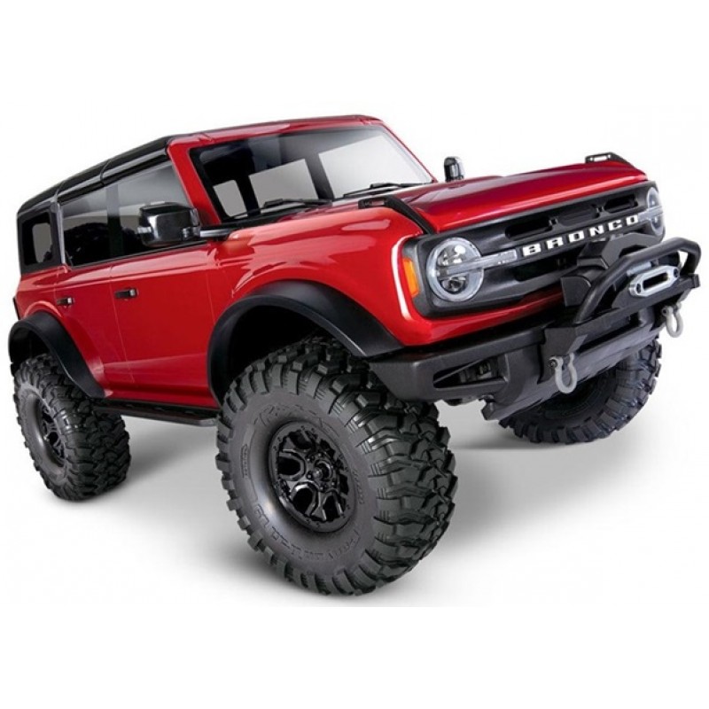 Traxxas TRX-4 2021 Ford Bronco 1/10 4X4 Crawler RTR, Red