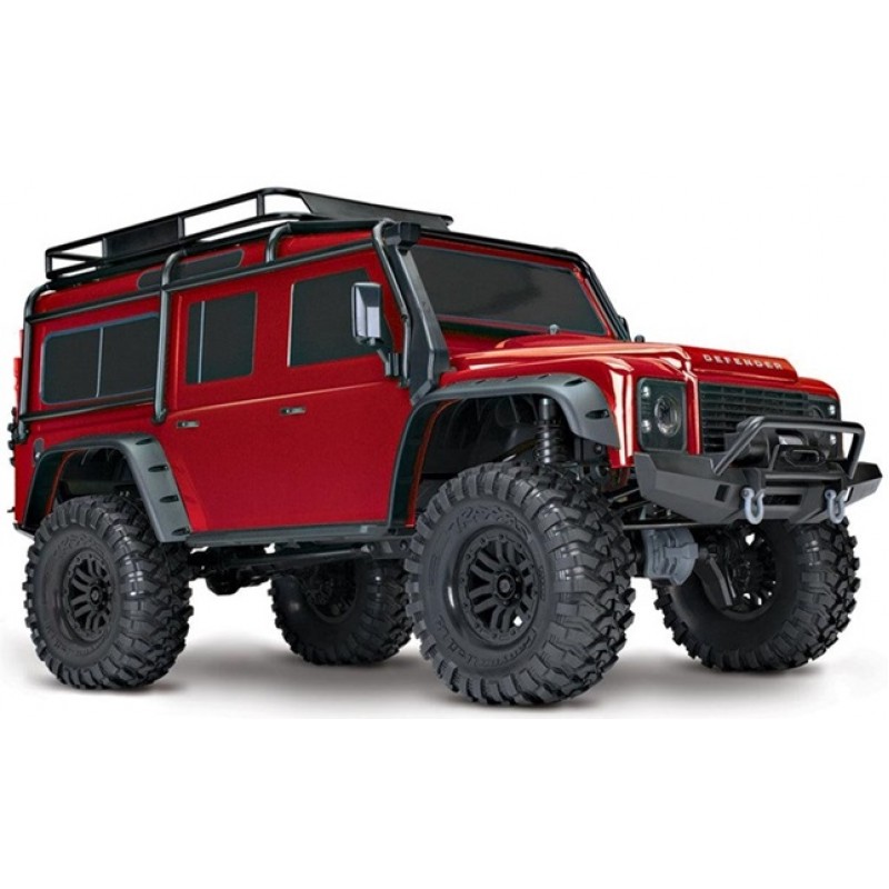 Traxxas TRX-4 Land Rover Defender 1/10 4X4 Crawler RTR, Red